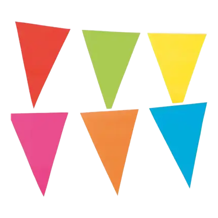 Multicoloured Pennant Garland