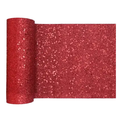 Table runner RED Glitter 5 meters