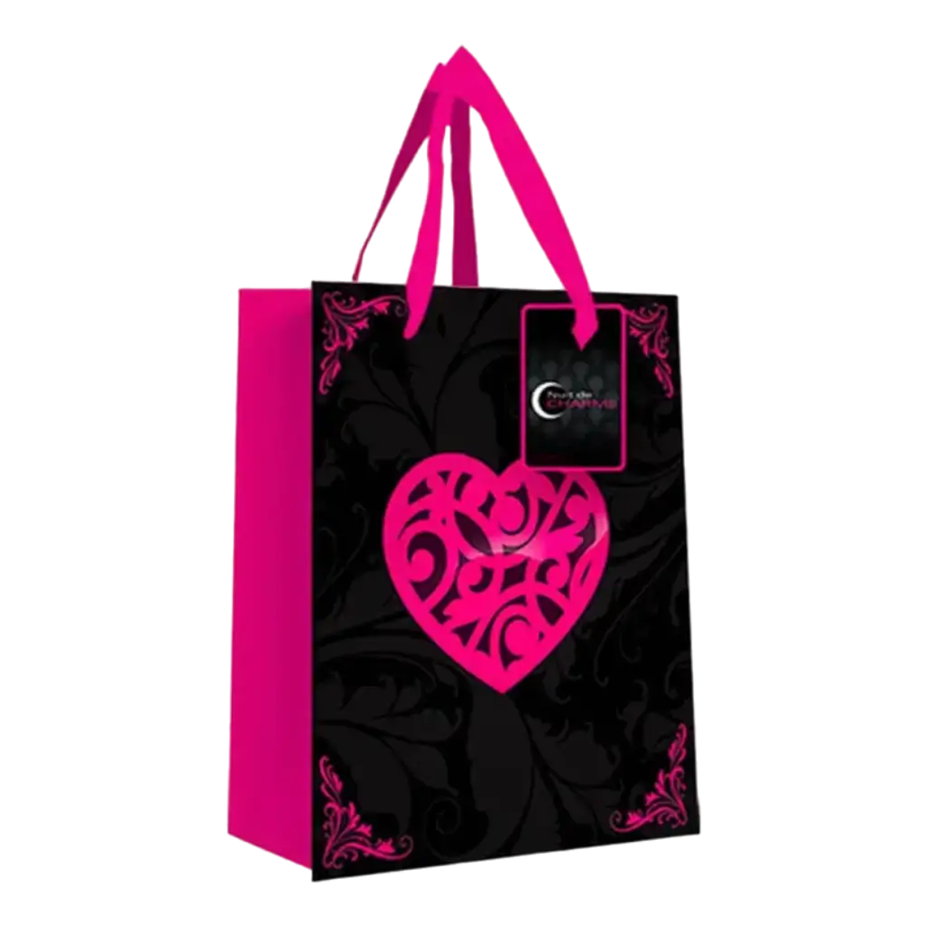 Pink and Black Gift Pouch