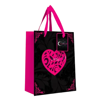 Pink and Black Gift Pouch