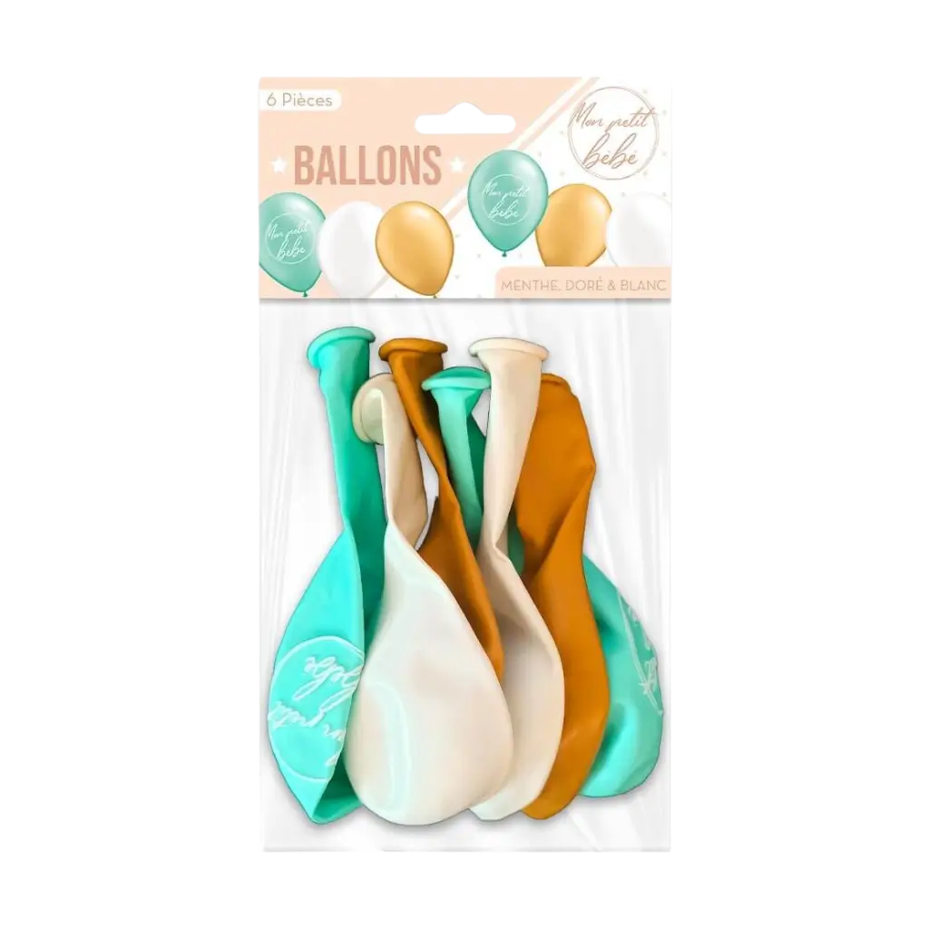 My little baby" Balloons Blue - Set of 6 - 30CM