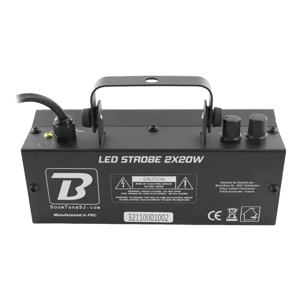 LED STROBE 2X20W - BOOMTONE DJ - LED MACHINE