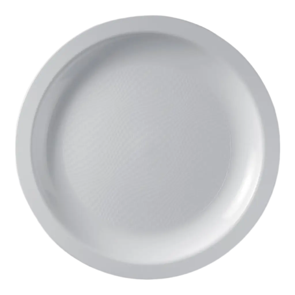 White dessert plate - 18.5cm - set of 25