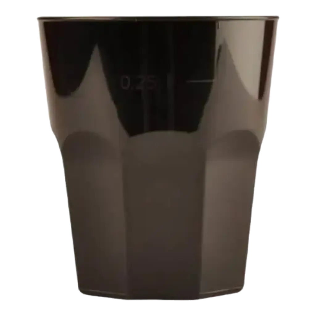 Cocktail Glass - Black - PP - 35cl (Set of 20)