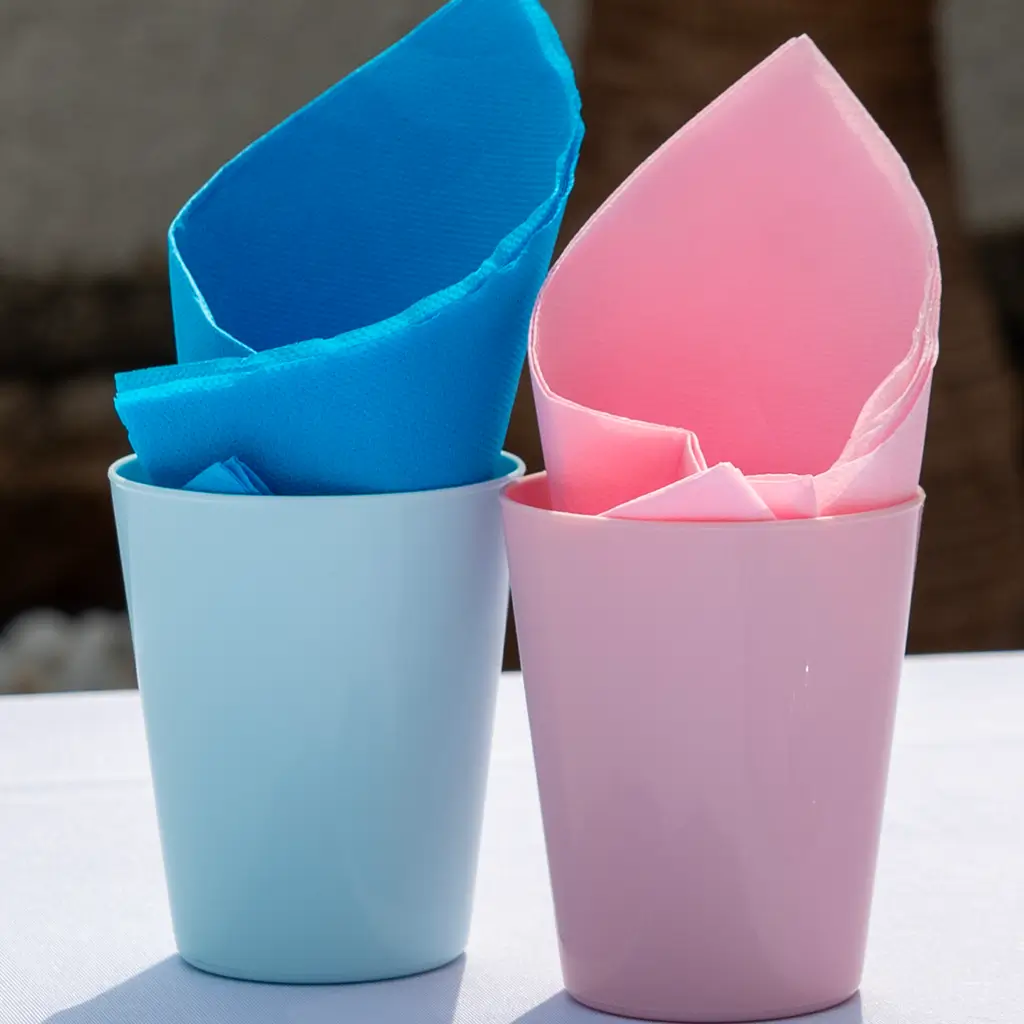 Conical PP Glass - Pastel Pink - 33cl