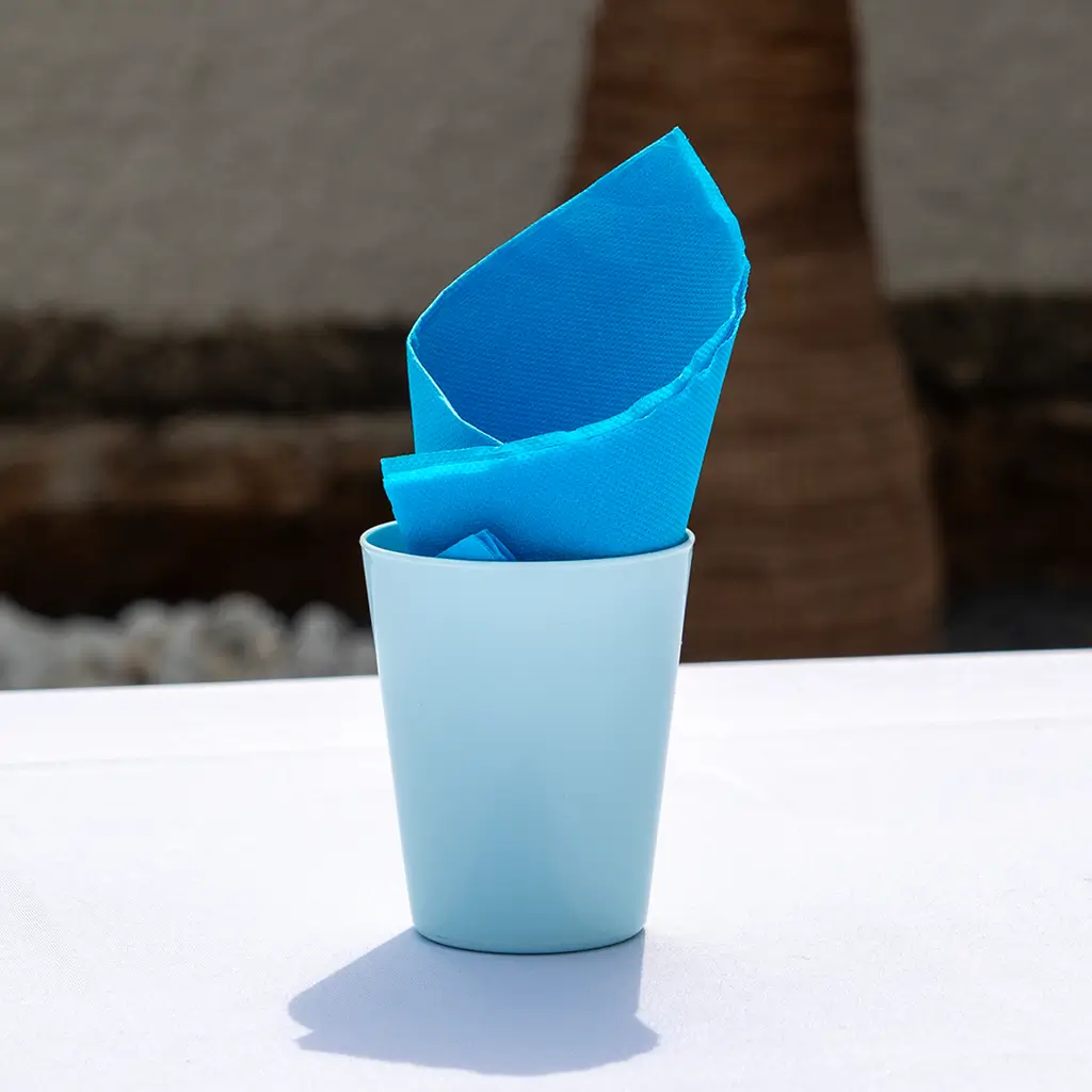 Conical PP Glass - Pastel Blue - 33cl