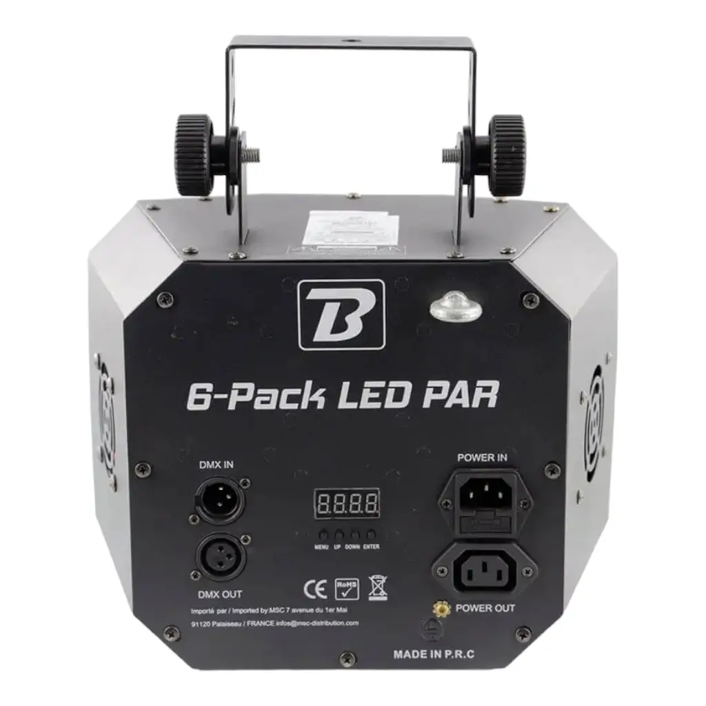 LED EFFECT MACHINE - 6 PACK LED PAR - BOOMTONE DJ