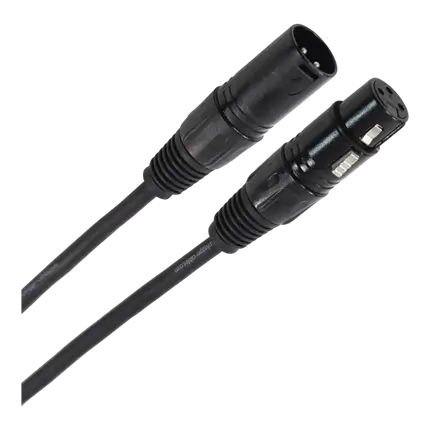 CABLE DMX XLR FEMALE 3B - XLR MALE 3B 15M EASY - PLUGGER