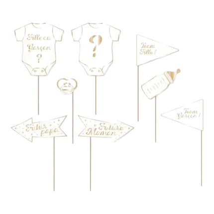 Photo Props Girl or Boy (8 pieces)