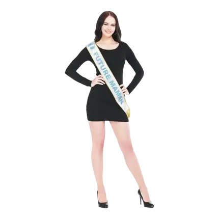 Blue Mum-to-be Scarf