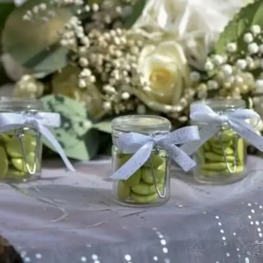 Hermetic glass jar ø 4.3x6cm (set of 4)