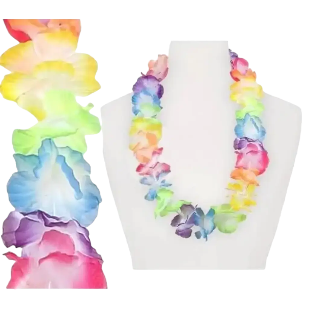 Pastel Hawaiian necklace