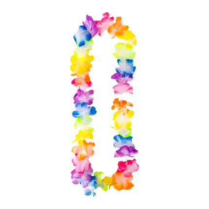 Pastel Hawaiian necklace