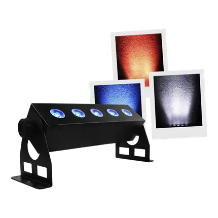 LED EFFECT BAR - SUPER BABYBAR BLACK - BOOMTONE DJ