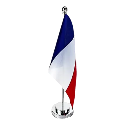 STAND + TABLE FLAG FRANCE - 15x21cm