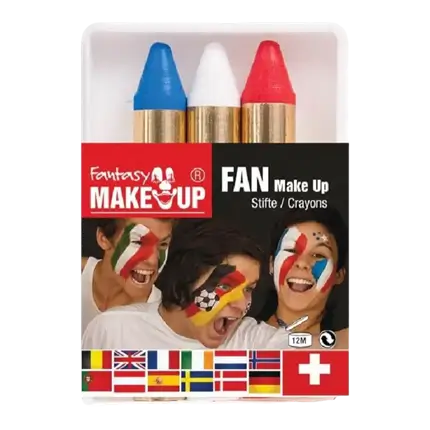 MAKE-UP PENCIL - BLUE WHITE RED - FRANCE