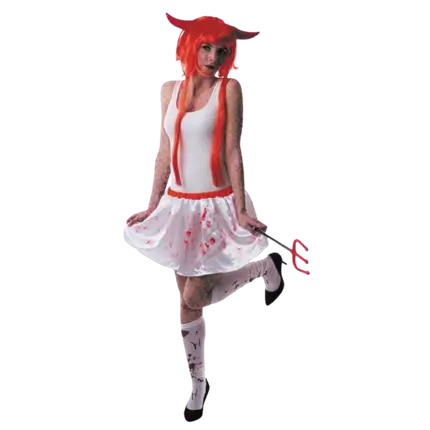 BLOODY WHITE SKIRT HALLOWEEN