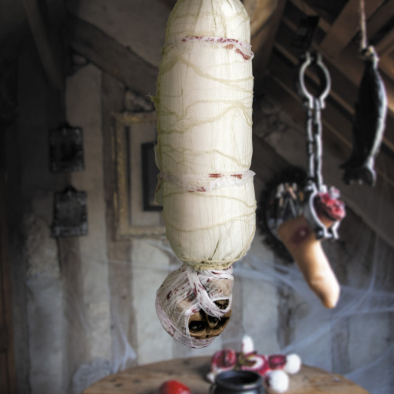 HANGING MUMMY WITH SOUND & ANIMATION TO ATTACH - 90CM
