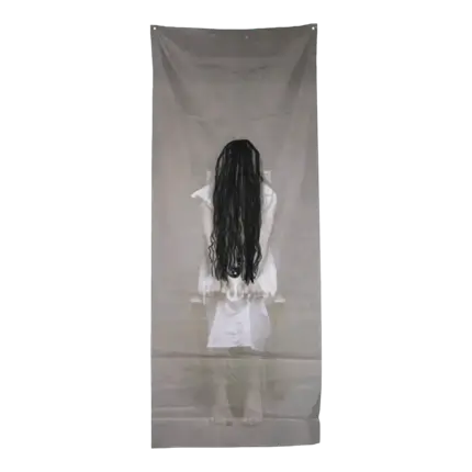 DOOR CURTAIN - HORROR WOMAN PRINT - 90CMX2M