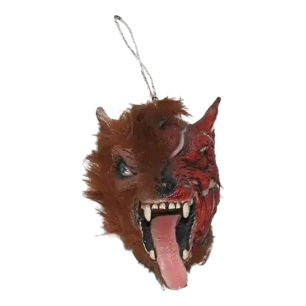 Werewolf head hanging lamp 25x20cm