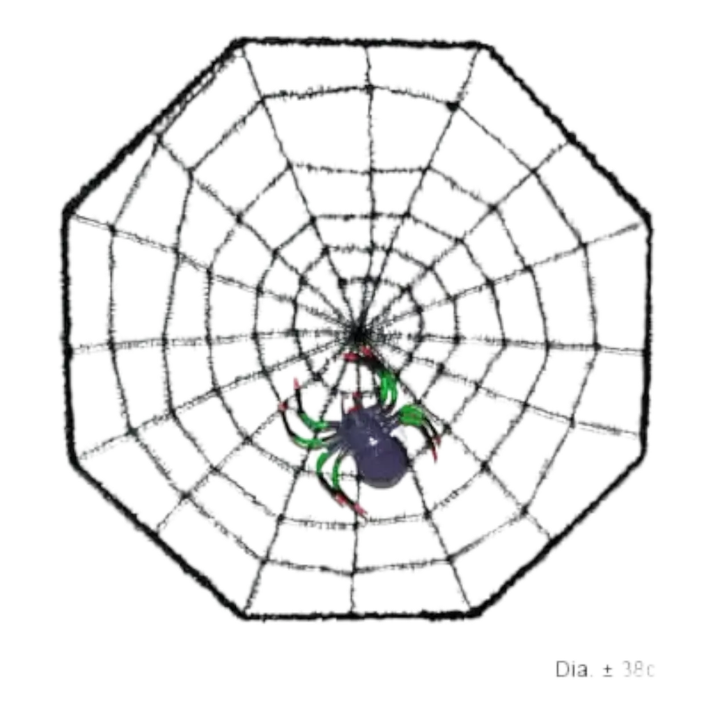 Spider web and spider 38cm