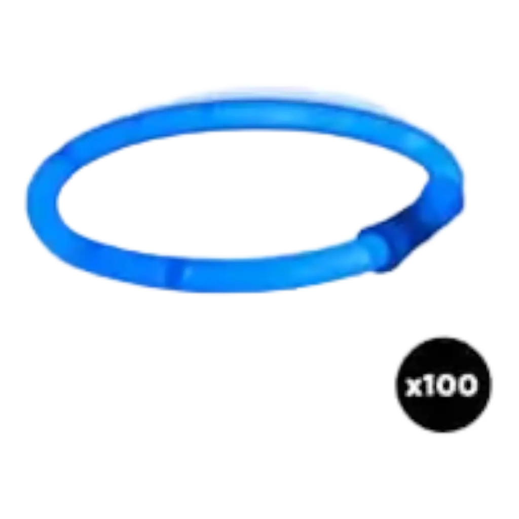 Blue Fluo Bracelet (Set of 100)