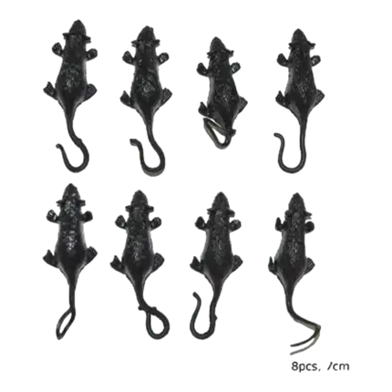 Set of 8 rats 7 cm