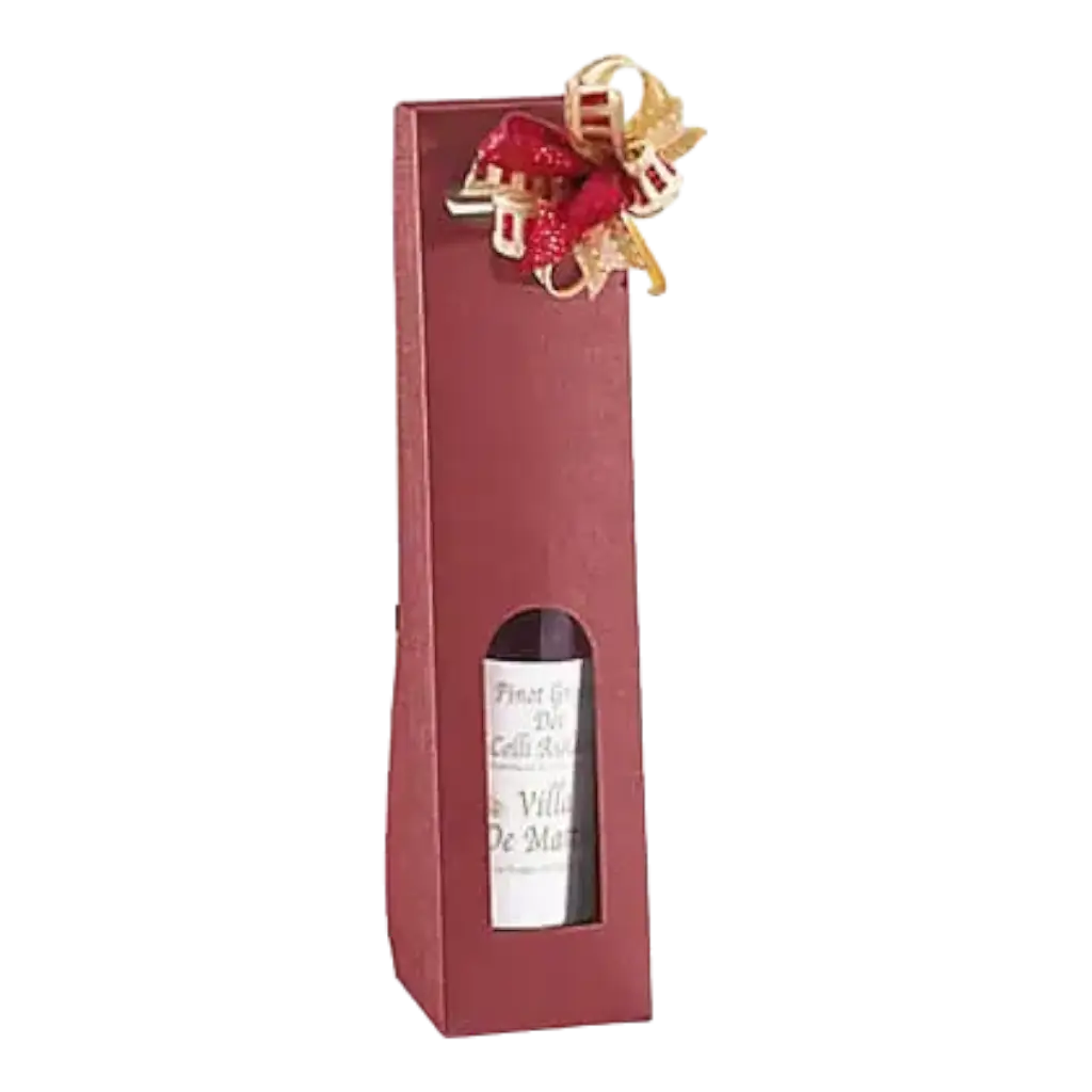 Box 1 Bottle with Handle Bordeaux Colour