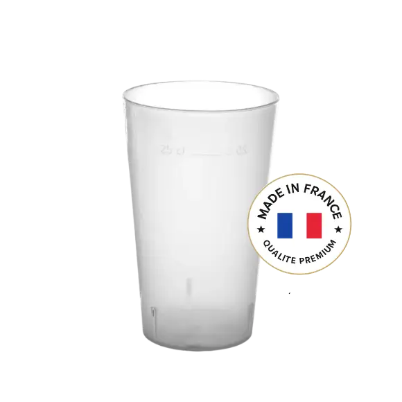 Reusable Ecocup Cup 25cl usable (33?cl to the rim) – Type Half Pint, Juice, Soft Drinks