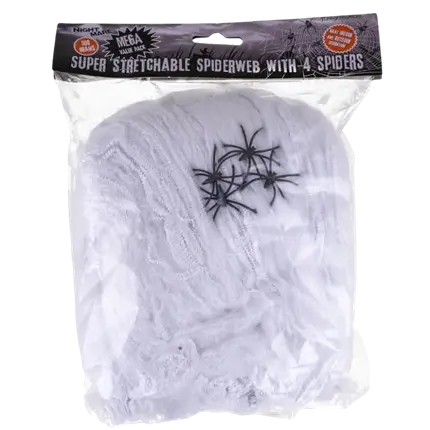Spider web 300g and 4 spiders