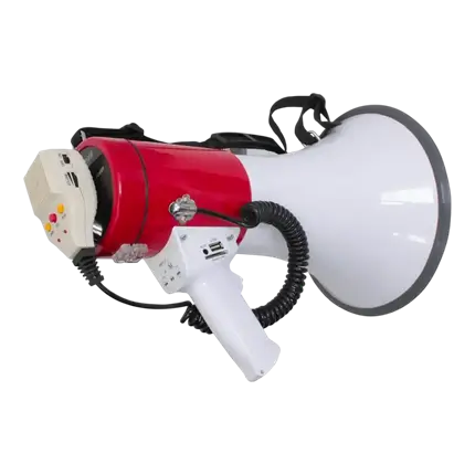MEGAPHONE 50W WITH USB & SD 