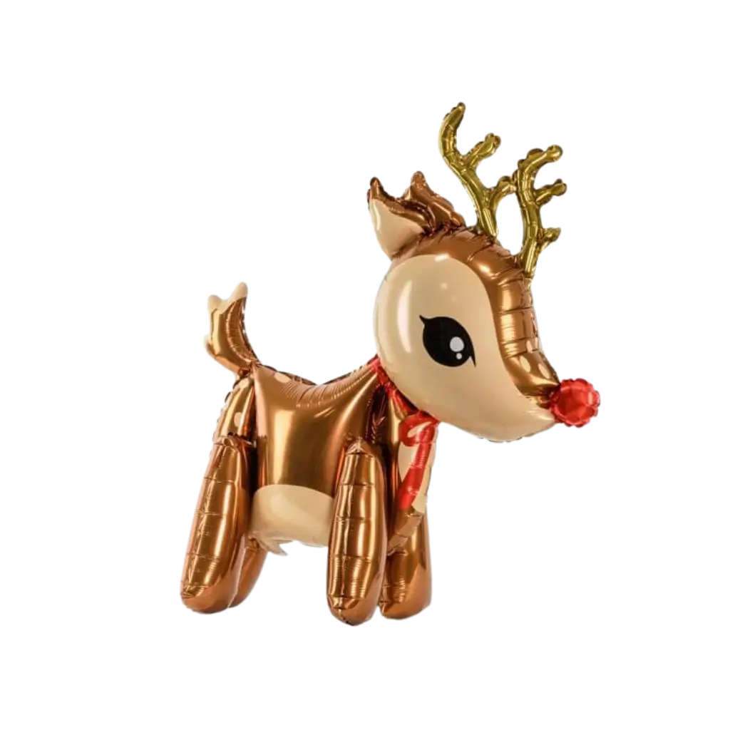 Reindeer Balloon - Mylar - 50x62cmv