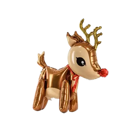 Reindeer Balloon - Mylar - 50x62cmv