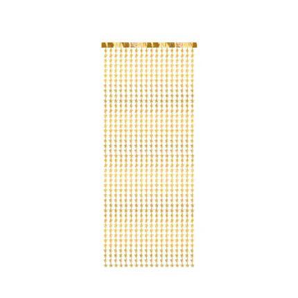 Gold star curtain - 100x245cm