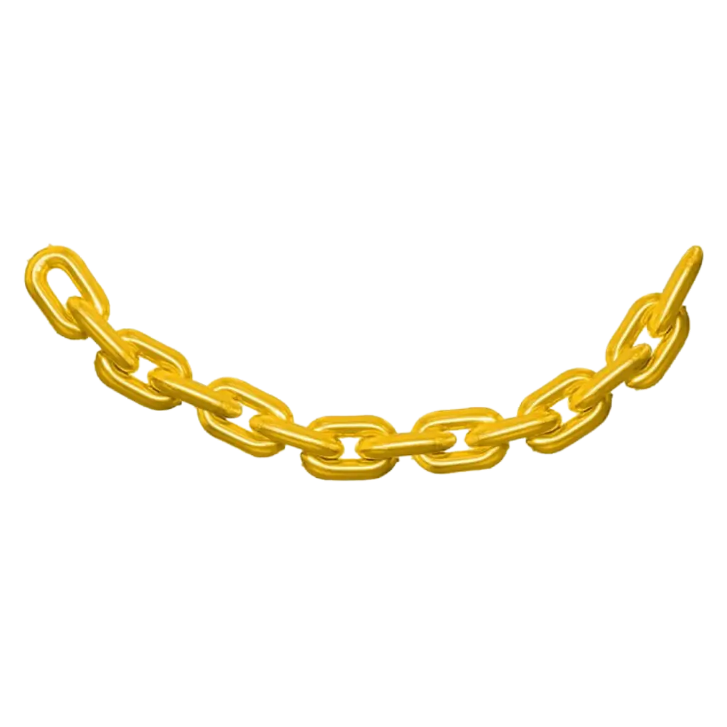 Balloon Garland - Gold Chain - Mylar - 6.7m