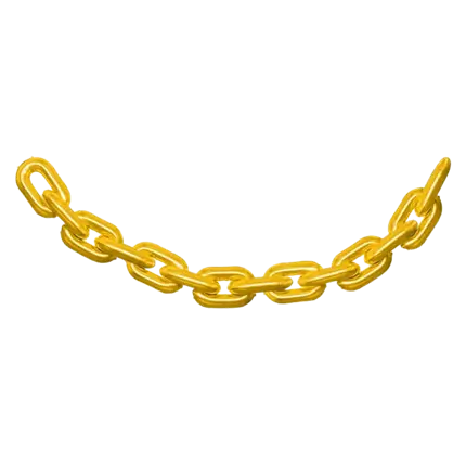 Balloon Garland - Gold Chain - Mylar - 6.7m