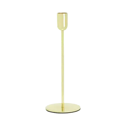 Gold Candlestick - 22cm