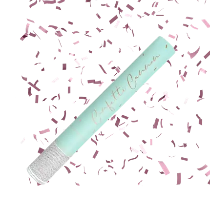 Confetti Cannons 40cm Rose Gold