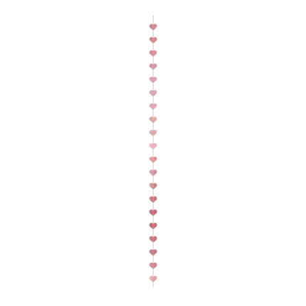 Vertical Heart Garland - Rose Gold - 3 meters