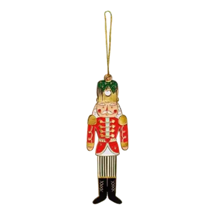 Decorative pendant light - Metal Nutcracker - 3x10cm