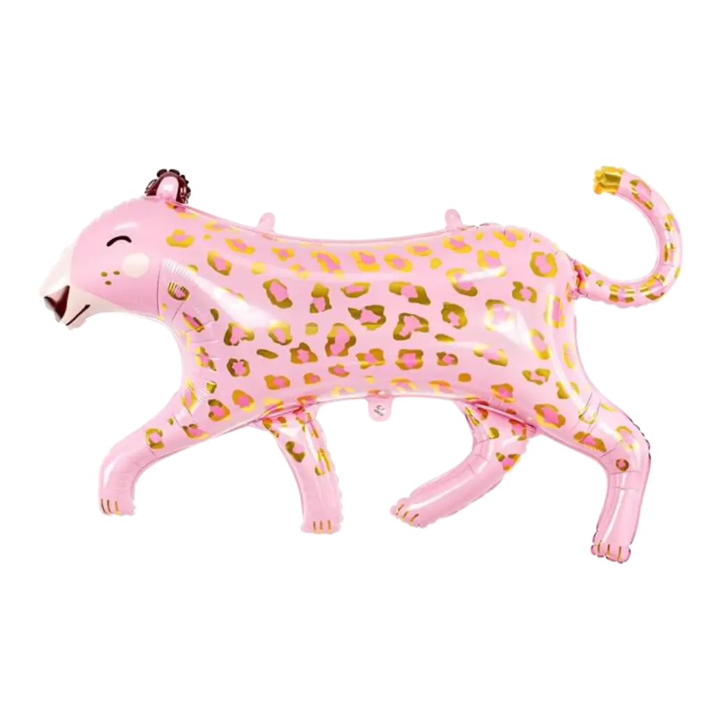 Pink Leopard Balloon - Glossy Mylar - 114x80cm