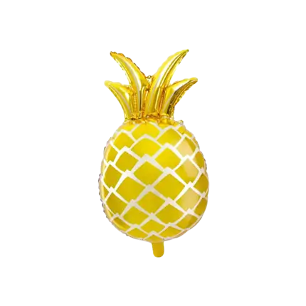 Metallic Foil Balloon - Golden Pineapple - 38x63cm