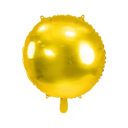 Round Mirror Metallic Balloon - Gold - 80cm