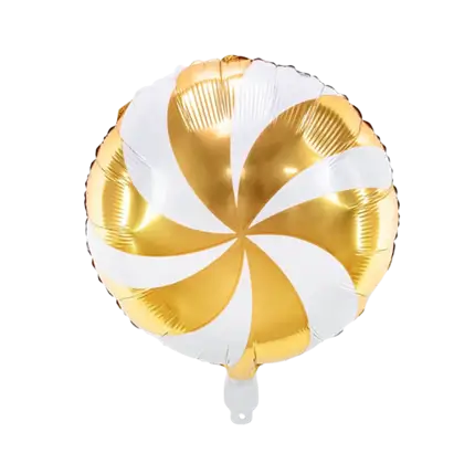 Metallic Candy balloon - Aluminum - Gold - 35cm