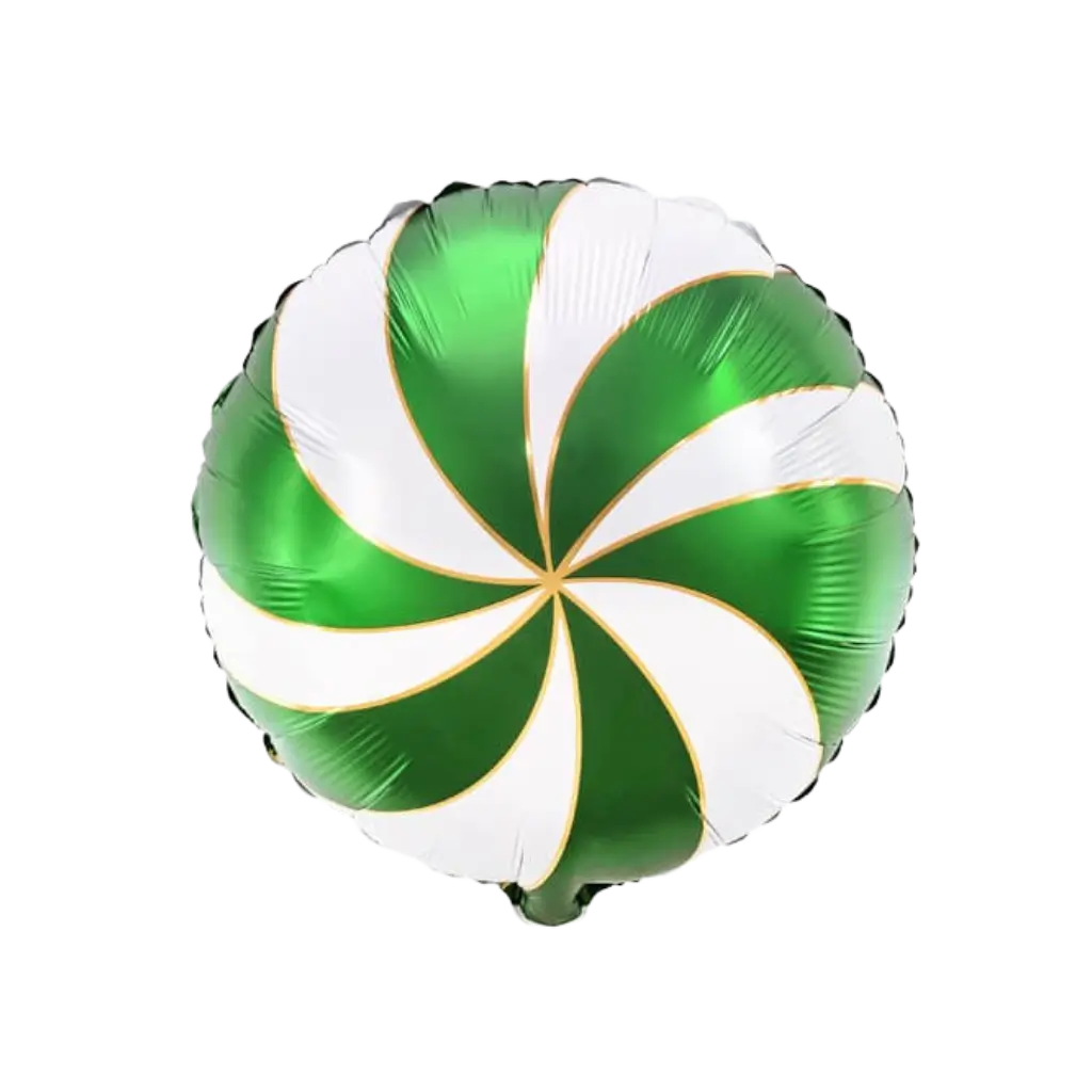 Metallic "Candy" balloon - Aluminum - Green - 35cm