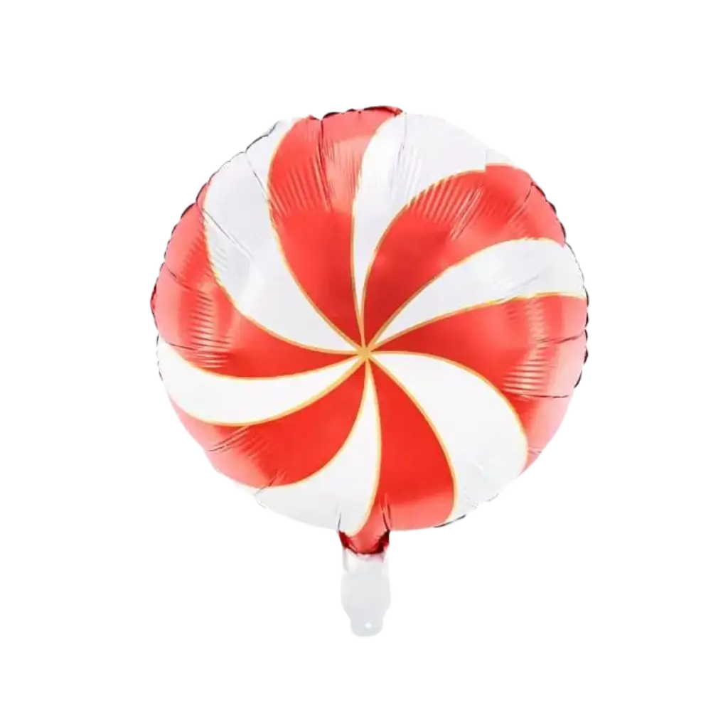 Metallic "Candy" balloon - Aluminum - Red - 35cm
