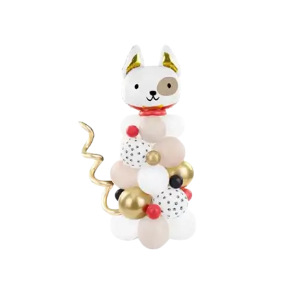 Giant Cat Balloon Bouquet - TO BUILD - 83x155cm