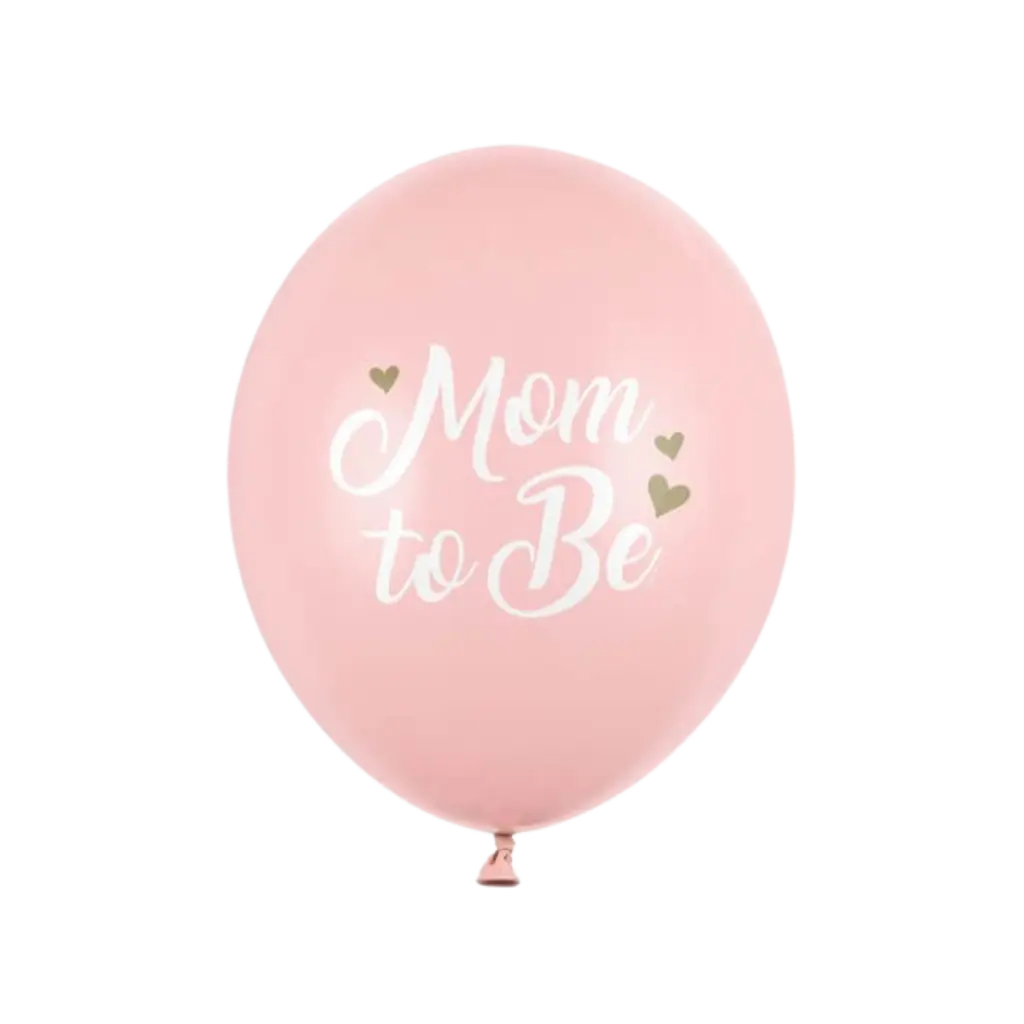 Set of 6 Pink "Mum To Be" Balloons - 30cm