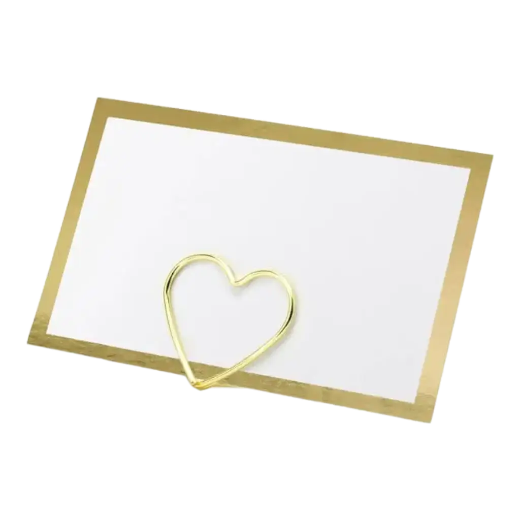 Place Card with Gold Frame (Pack of 10)