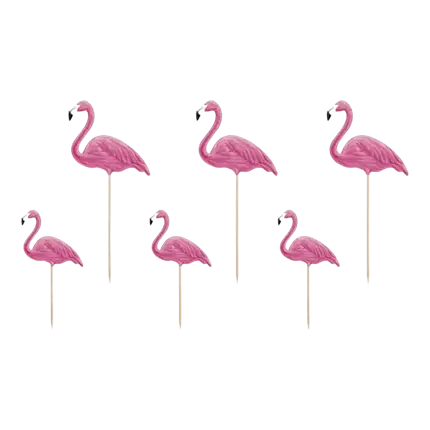 Pink Flamingos Cake Decoration
